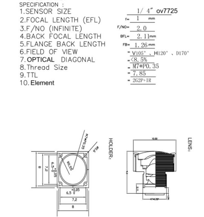 1,7-mm-M7-Objektiv-Datenblatt