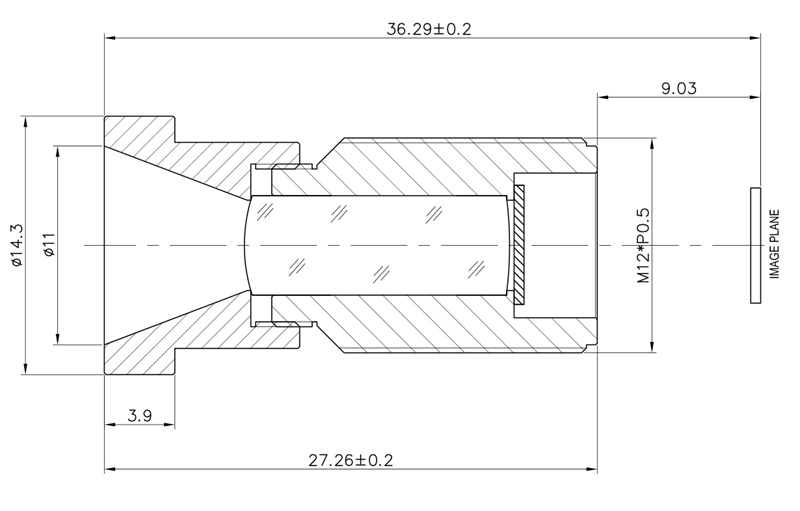 21-mm-Linsenlayout