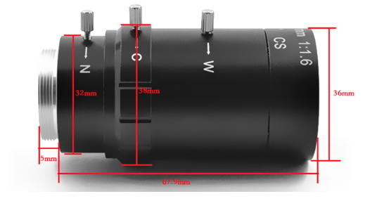 5-100 mm Varioobjektiv